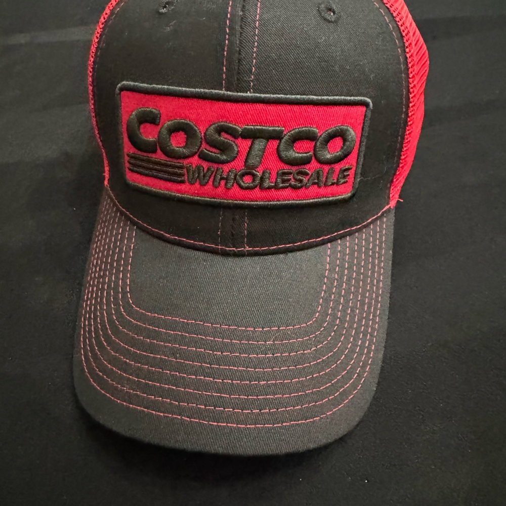 Costco Wholesale exclusive membership gift Red & Black Trucker Hat